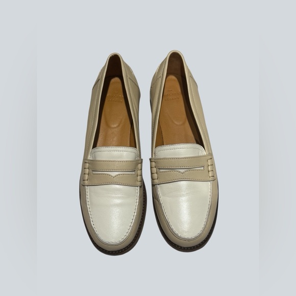 Sezane Andre Loafers Beige and Cream Size: 38 - Picture 3 of 8
